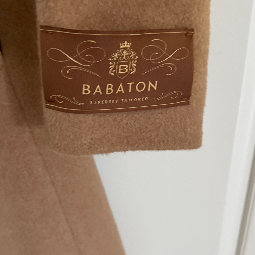 Aritzia Babaton Camel Wool Coat - Picture 3 of 16